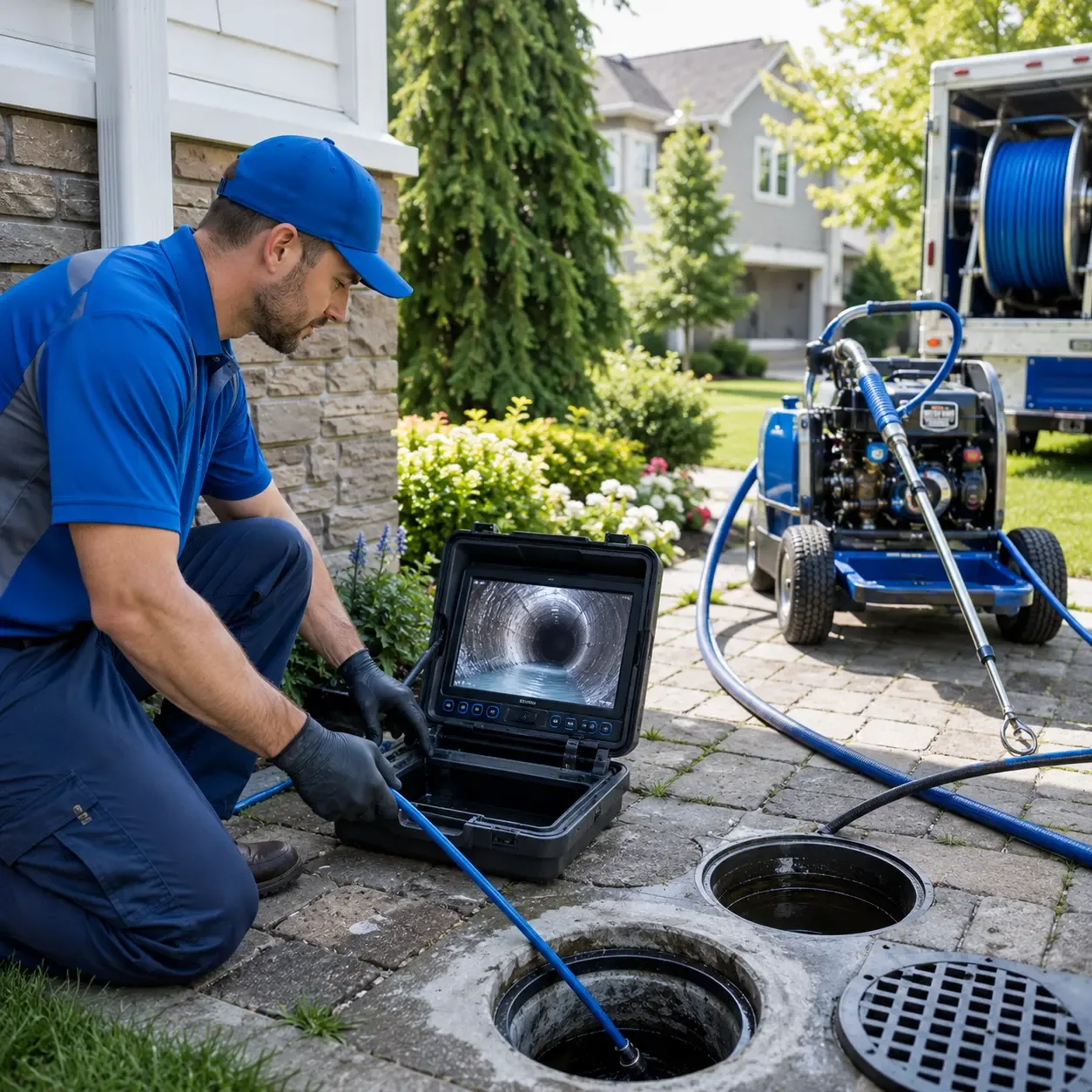 Outdoor drain cleaning professionals serving Crewe, VA